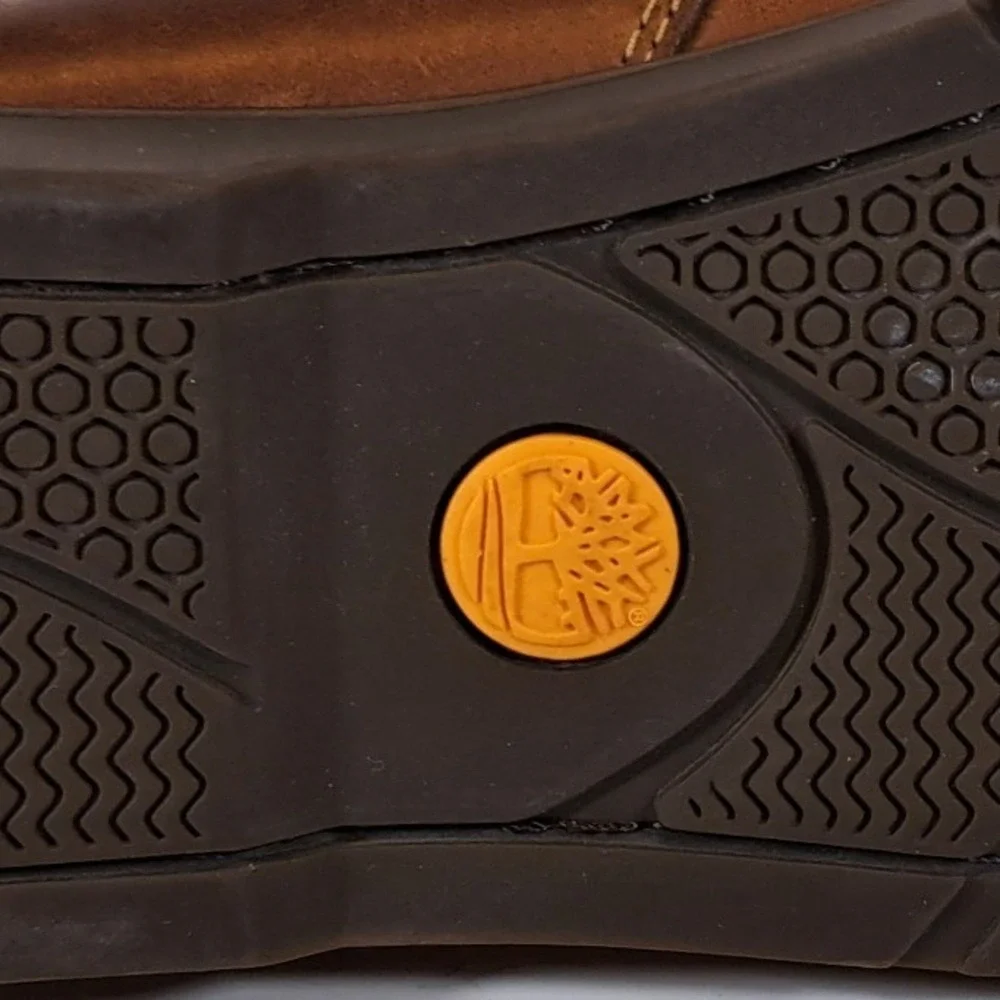 Timberland Mens Brown Leather Boat Shoes Nautical Signal Flag Lining Loafers 12